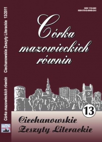 Ciechanowskie Zeszyty Literackie "Córka mazowieckich równin"